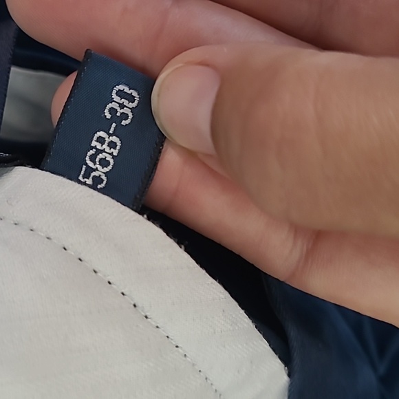 Ralph Lauren Polo Big Hammond  Dark Blue Cotton Pants Size 56b×30 - Picture 6 of 10